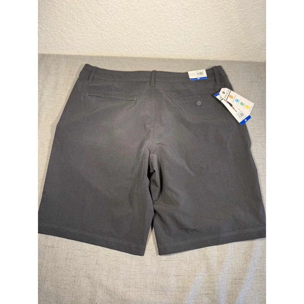 Hang Ten Men Hybrid Shorts 36 Meteorite Grey Quick Dry Stretch UPF 50+ NEW